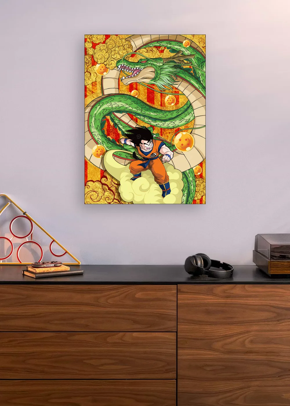 Dragon Ball Z: Shenron com Son Goku em ambiente